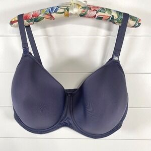 Freya‎ Womens Pure Sculpt Nursing Bra sz 30G NWT Purple Underwire Support Tshirt